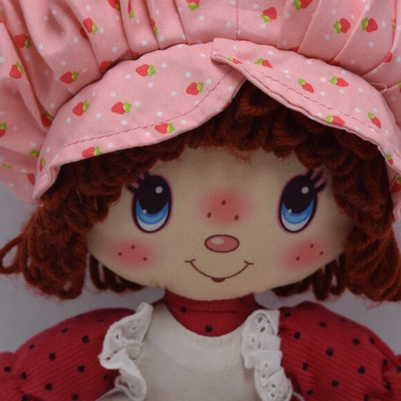 Strawberry Shortcake Stuffed Toy Rag Doll Vintage-Inspired 2021 Plush Basic Fun - Picture 4 of 10